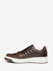 Oliver Sweeney Brown Calf Leather Trainers - Image 2 of 5