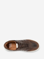 Oliver Sweeney Brown Calf Leather Trainers - Image 4 of 5