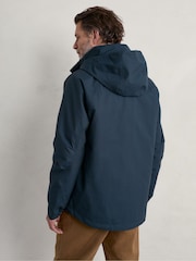 Seasalt Cornwall Blue Mens Sea Edge Coat - Image 2 of 5