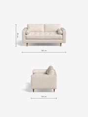 MADE.COM Pax Boucle Off White Scott 2 Seater Sofa - Image 3 of 6