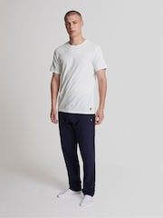 Lyle & Scott White Basic T-Shirts 3 Pack - Image 3 of 5