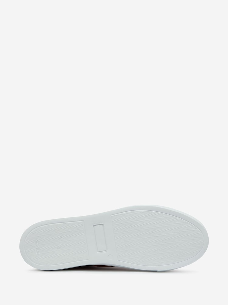 Oliver Sweeney Brown Leather Cupsole Trainers - Image 5 of 5