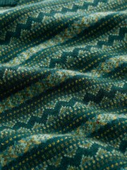 Seasalt Cornwall Green Fair Isle Walt Mens Tank Top - Image 5 of 5