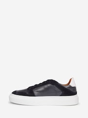 Oliver Sweeney Blue Hand Finished Calf Leather Cupsole Trainers - Image 2 of 5