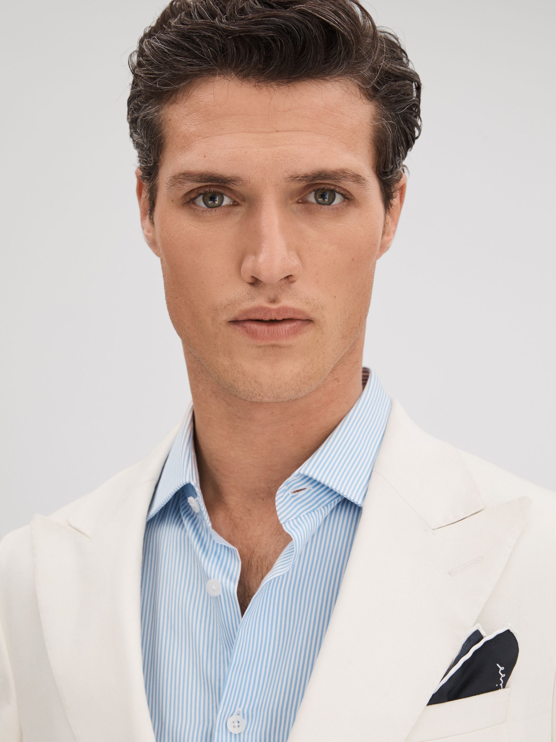 off white blazer fit