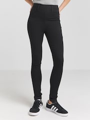 Simply Be Black Skinny Pull-On Jeggings - Image 1 of 4
