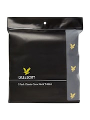 Lyle & Scott Black Basic T-Shirts 3 Pack - Image 3 of 3
