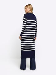 River Island črtast; progast Longline pletena jopa - Slika 2 iz 4