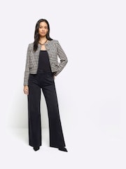 River Island Black Long Sleeve Square Neck Bodysuit - Image 3 of 6