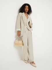River Island Relaxed-Blazer mit Rollärmeln - Bild 1 von 5