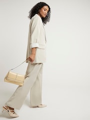 River Island Relaxed-Blazer mit Rollärmeln - Bild 2 von 5