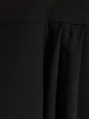 River Island Black Curve Wide Leg Pleated Clean Trousers - Image 6 of 6