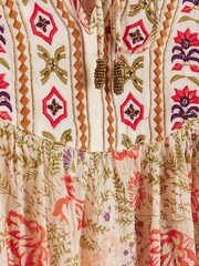 River Island Curve Gesmoktes Oberteil mit Mustermix - Bild 6 von 6
