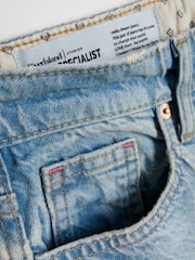 River Island Blue High Rise Straight Leg Non Strech Jeans - Image 4 of 4