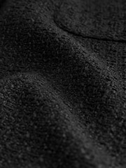 Black Boucle Shacket - Image 6 of 6