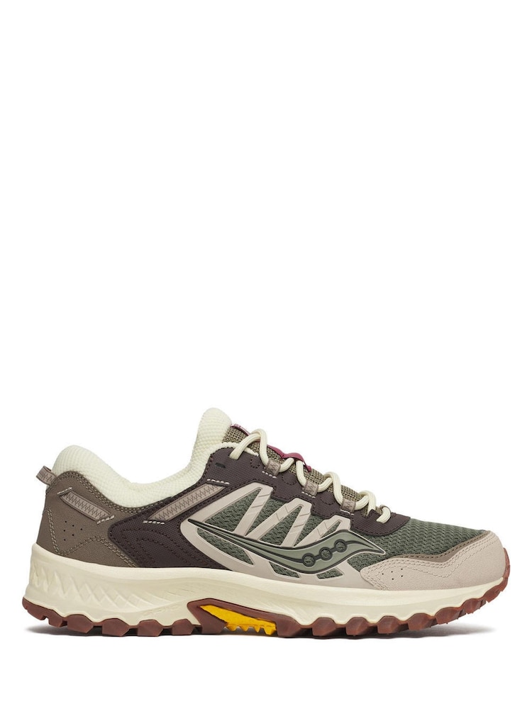 Saucony Grid Peak Brown Trainers - Image 1 of 1