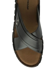 Dunlop Black Crossover Mens Mules - Image 4 of 4