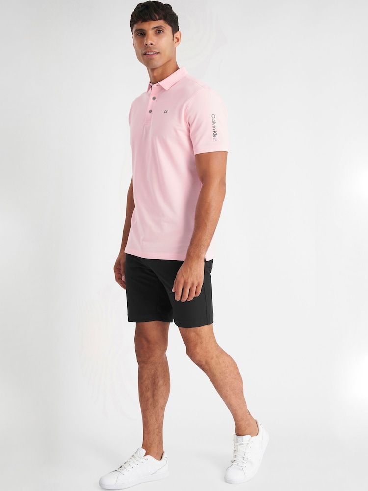 Różowy - Koszulka polo Calvin Klein Golf Uni - Image 5 of 11