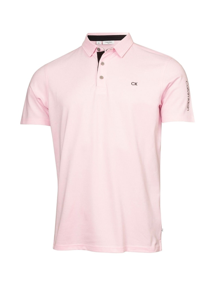 Różowy - Koszulka polo Calvin Klein Golf Uni - Image 8 of 11