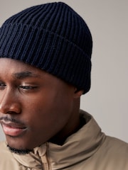 Azul marino - Gorro de punto - Imagen 2 de 4