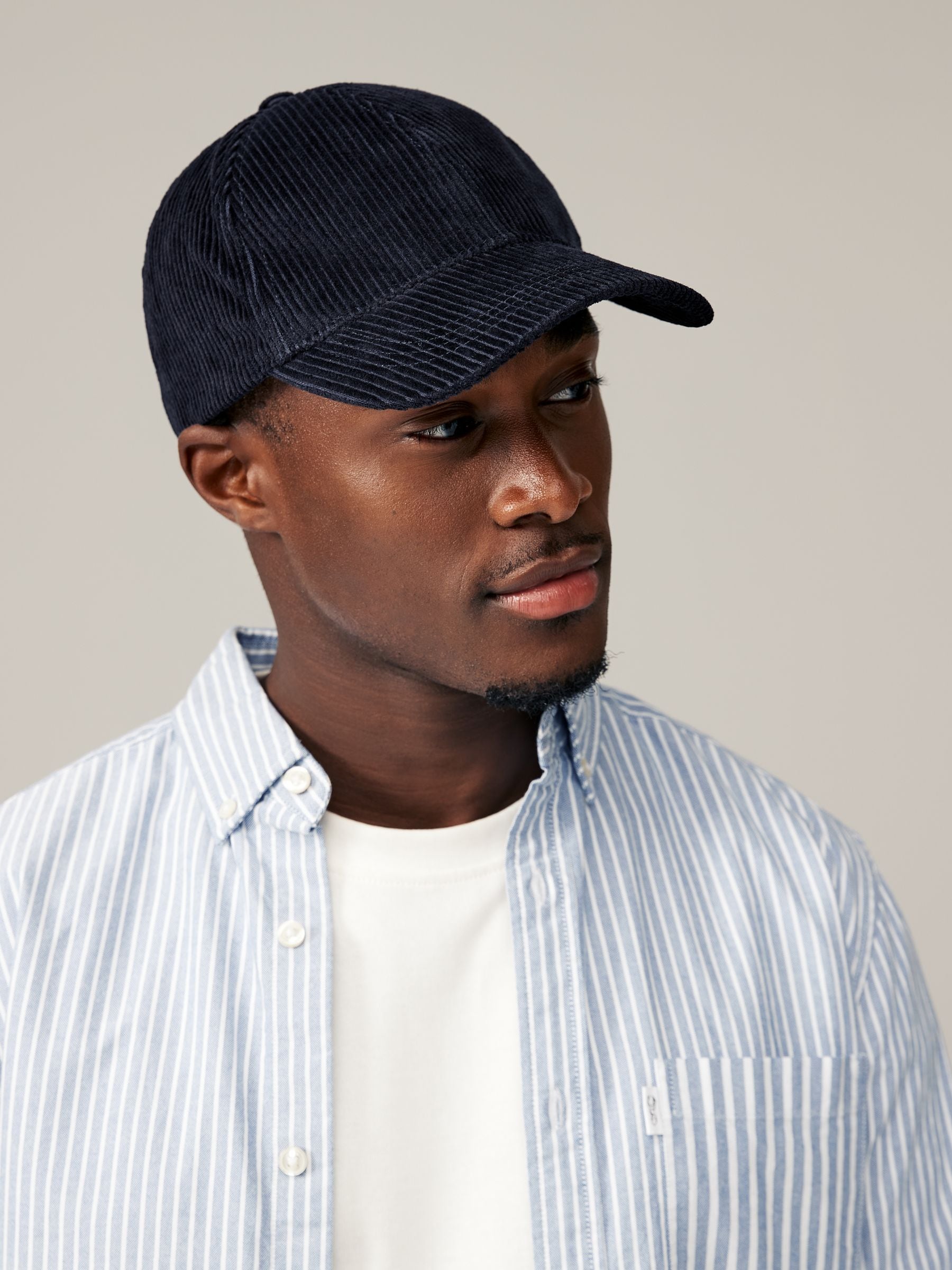 Buy Navy Blue Corduroy Cap from Next Bahrain