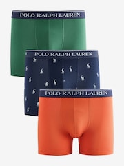 Polo Ralph Lauren Blue Boxer Briefs 3 Pack - Image 1 of 4