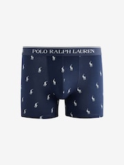 Polo Ralph Lauren Blue Boxer Briefs 3 Pack - Image 2 of 4