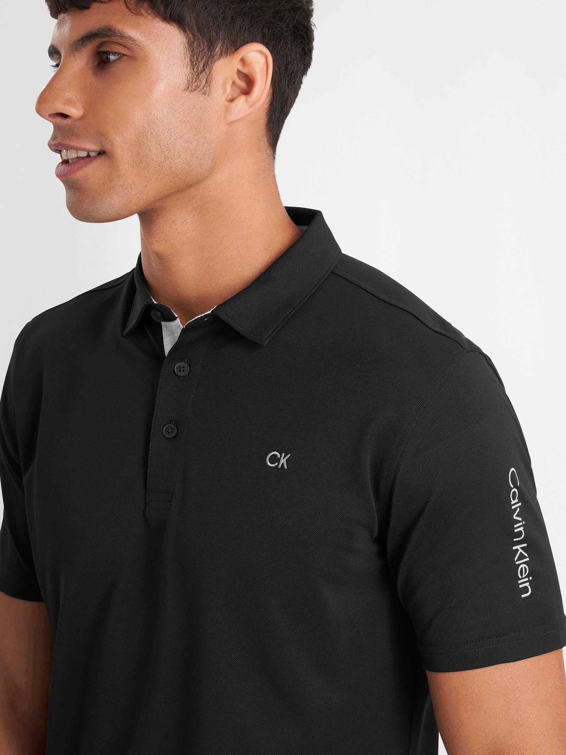 Buy Calvin Klein Golf Black Uni Polo Shirt from Next Romania