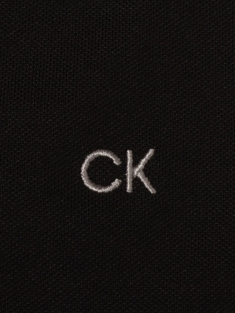 Czarny - Koszulka polo Calvin Klein Golf Uni - Image 3 of 9