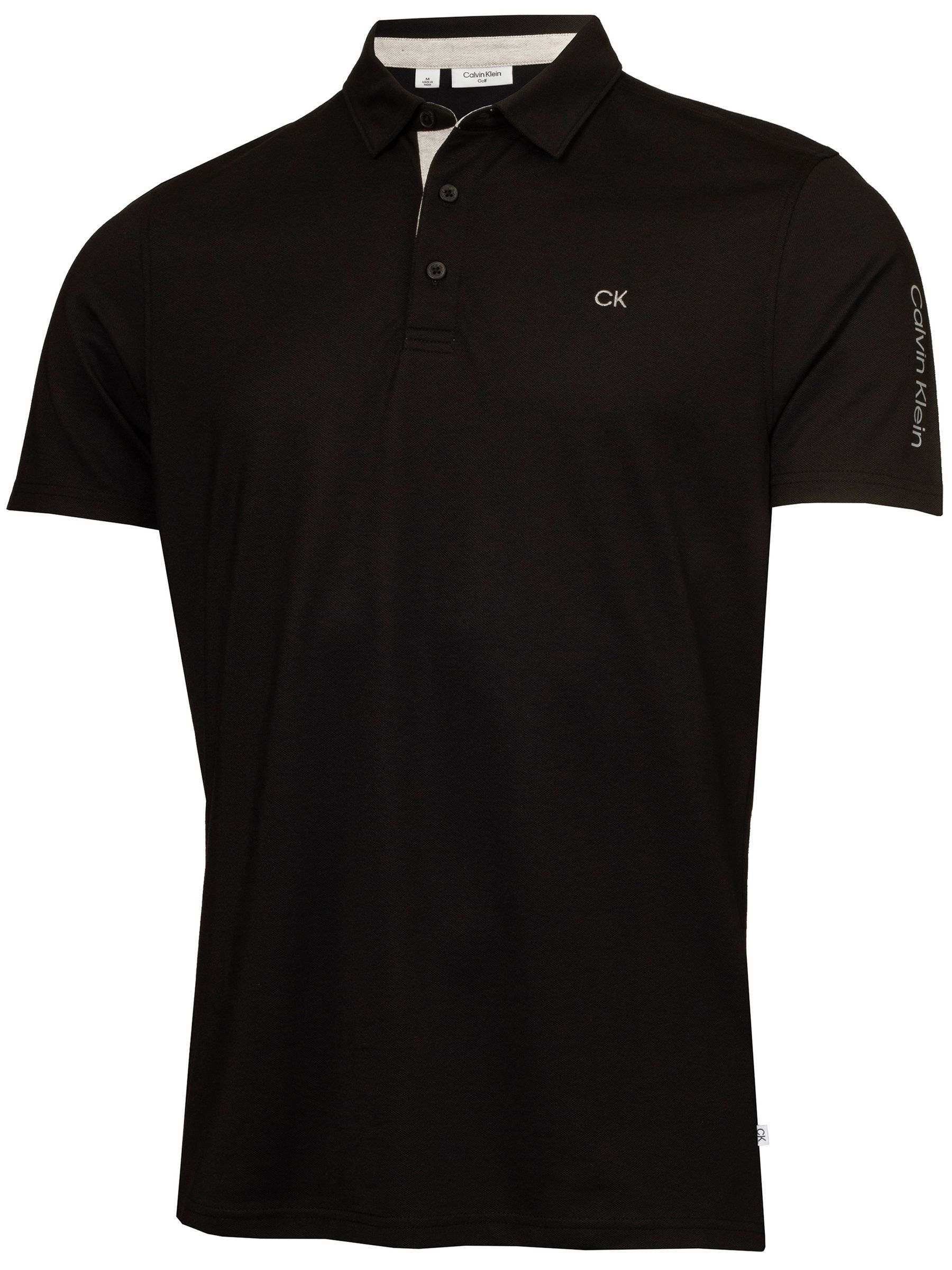 トップス trvo black hole polo Buy Calvin Klein Golf Black Uni Polo Shirt from Next Romania