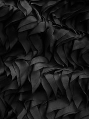Black Halter Neck Ruffle Tank - Image 7 of 7