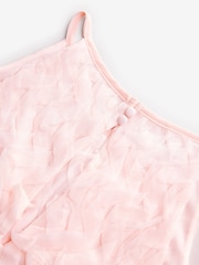 Pink Halter Neck Ruffle Tank - Image 6 of 7
