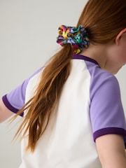 Little Bird by Jools Oliver Navy Rainbow Headband And Scrunchie Set - Image 5 of 9