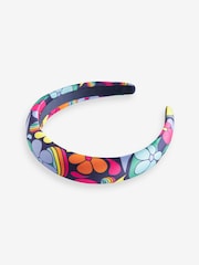 Little Bird by Jools Oliver Navy Rainbow Headband And Scrunchie Set - Image 7 of 9