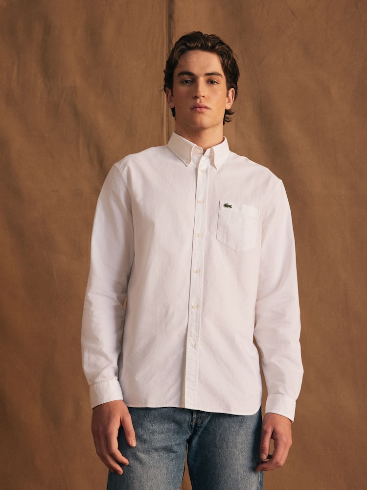 Lacoste 100% Cotton Oxford Shirt - Image 2 of 8