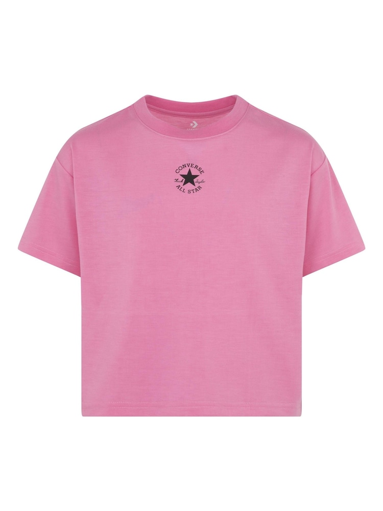 Converse T-Shirt Pink - Image 1 of 3 Converse T-Shirt Pink - Image 1 of 3