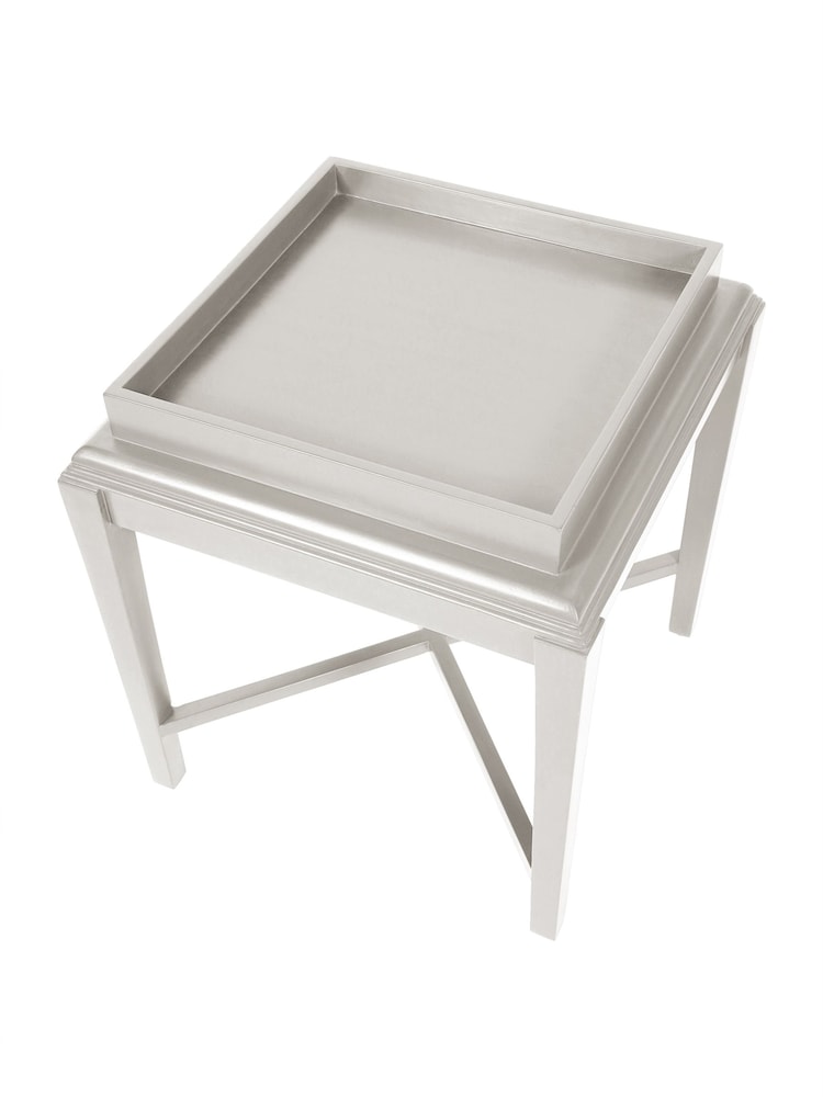 Laura Ashley Dove Grey Northall Side Table - Image 6 of 6 Laura Ashley Dove Grey Northall Side Table - Image 6 of 6
