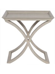 Laura Ashley Grey Alderby Side Table - Image 4 of 6
