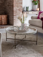 Laura Ashley Grey Epsley Table - Image 1 of 6