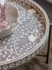 Laura Ashley Grey Epsley Table - Image 3 of 6