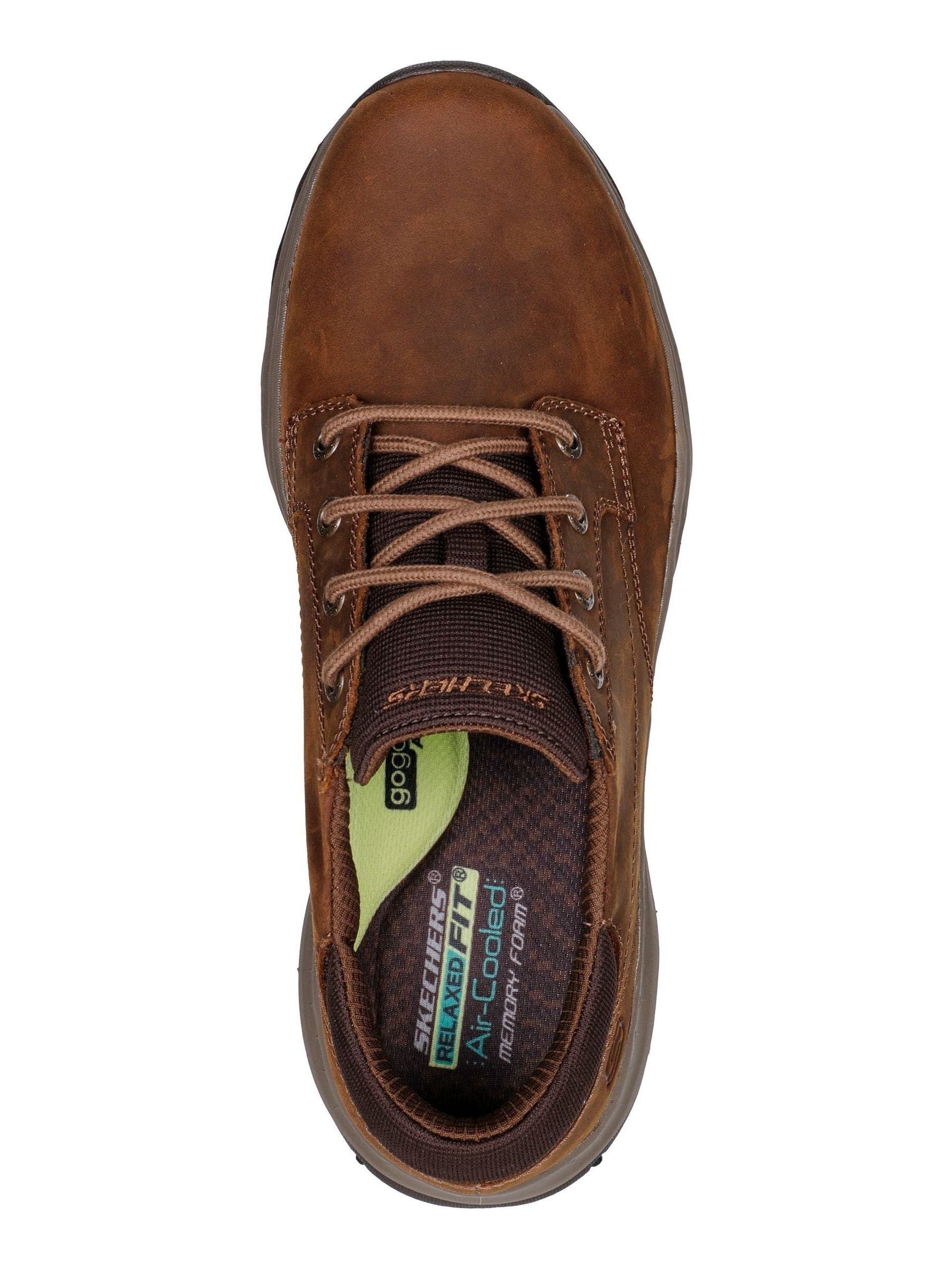 Skechers memory foam brown shop