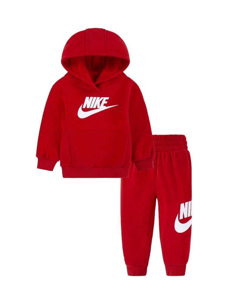 Красный - Nike Грудной возраст Club Fleece спортивный костюм - Изображение 2 из 5