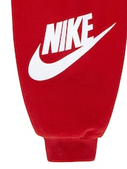 Красный - Nike Грудной возраст Club Fleece спортивный костюм - Изображение 4 из 5