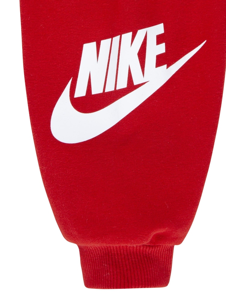 Nike Red Infant Club Fleece Tracksuit - Image 4 of 5