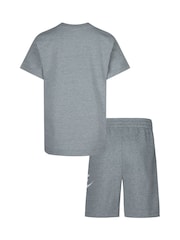Nike Grey Infant Club T-Shirt and Shorts Set - Image 2 of 5