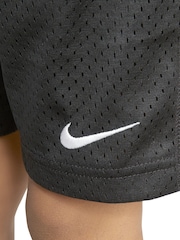 Nike Black Little Kids Mesh Shorts - Image 3 of 9