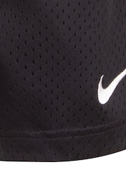 Nike Black Little Kids Mesh Shorts - Image 8 of 9