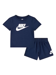 Темно-синий - Nike футболка и шорты для малышей - Image 1 of 4