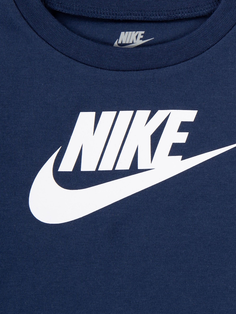 Темно-синий - Nike футболка и шорты для малышей - Image 4 of 4