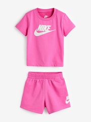Розовый - Nike футболка и шорты для малышей - Изображение 1 из 6